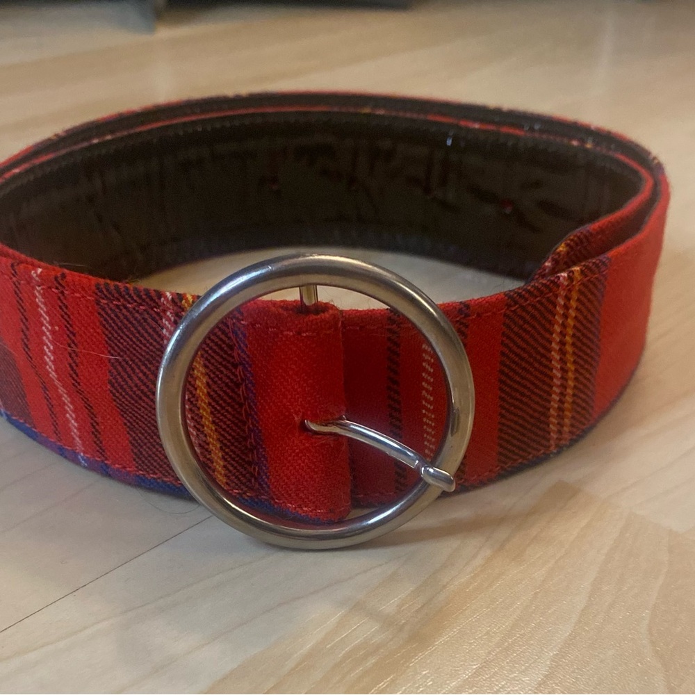 Dolce and Gabbana plaid belt - Picture 2 of 13